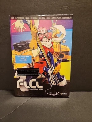 FLCL Fooly Cooly The Complete Series DVD w/Slipcover Anime Classics Great Shape  - Image 1 of 4