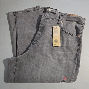 Levi's Ribcage Straight Ankle High Rise Jeans Cosmic Chatter Grey Plus 24W - Picture 1 of 11