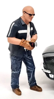 American Diorama 1/24 Mechanic Mr Fabricator Polyresin Car figure model  - Image 1 of 4