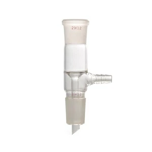 29/32 Glass Straight Vacuum Take-off Adapter Lab Take off Gas Inlet  Hose Tube - Picture 1 of 1