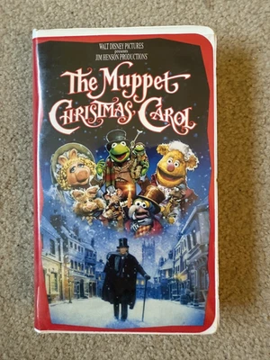 The Muppet Christmas Carol VHS PAL Rare 1993  Clamshell Jim Henson Disney USA - Image 1 of 4