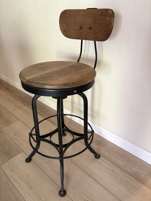 Excepcional Silla de Dibujo Antigua UHL STEEL Toledo Etiqueta de Propiedad Westinghouse Foto 1 de 4