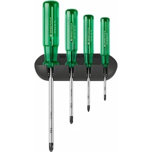 PB Swiss PB 243 Pozidriv Classic Screwdrivers Set with Wall Mount, 4 Pcs - Picture 1 of 1