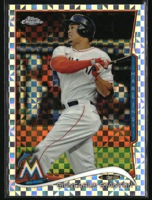 2014 Topps Chrome #173 Giancarlo Stanton X-Fractor - Image 1 of 2