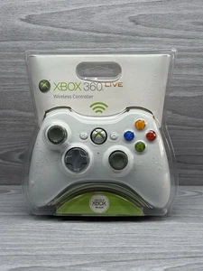 Microsoft Xbox 360 Wireless Controller Official White - BRAND NEW IN BOX - Picture 1 of 4