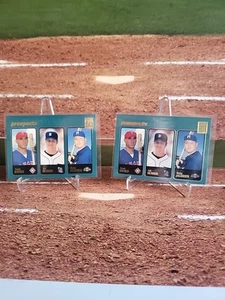 2001 Topps - Prospects #371 Travis Hafner, Eric Munson, Bucky Jacobsen (2x) - Picture 1 of 5