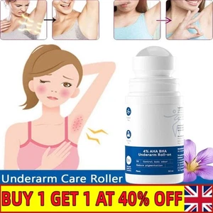 Be*Bodywise 4% Aha Bha Underarm Roll On 50ml | 2% Lactic Acid, 1% Mandelic Acid - Picture 1 of 9