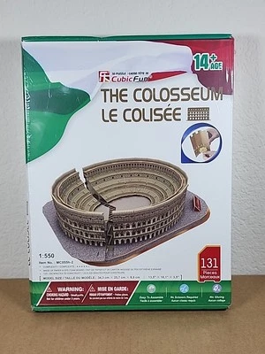 CubicFun The Colosseum Puzzle 3D di Carta/Schiuma, 131 Pezzi NUOVO SIGILLATO  - Immagine 1 di 4