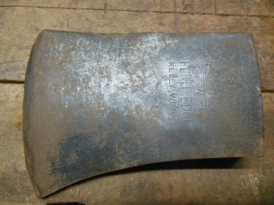 De colección True Temper Flint Edge Conn Pat 5 1/4" borde cabeza de hacha vieja herramienta de leñador Foto 1 de 4