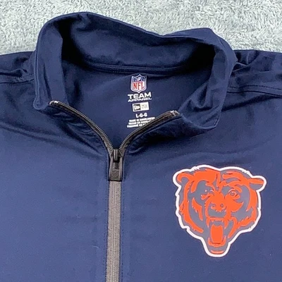 Chicago Bears New Era Size Large Team Apparel Pullover Combine Authentic NEW S3 - Image 1 of 4