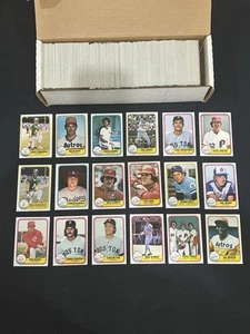 1981 Fleer Baseball Complete Set 660 Mint Baines Gibson Valenzuela RC Rookie *3 - Picture 1 of 19