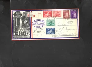 NIEDERLANDE-INDIEN-1939-EINGETRAGEN-BRIEF-GÜTESIEGEL-FDC-SEHR SCHÖN-#120 - Bild 1 von 2