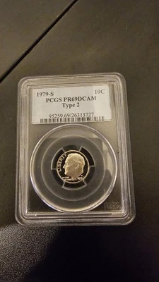 1979-S Roosevelt Dime Type 2 PR69DCAM PCGS - Image 1 of 4