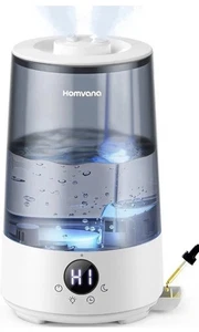 Homvana 3.6L Ultrasonic Cool Mist Humidifier 34H Quiet Oil Diffuser Home Plants - Picture 1 of 7