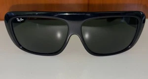 Occhiali da sole vintage Ray-Ban Blair B&L neri usati in ottime condizioni Bausch Lomb Shield oversize USA - Foto 1 di 12