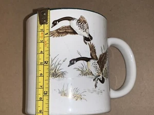 Vintage 1980er Wildenten FTD Becher Made In Japan Feld und Bach Hütte Dekor - Bild 1 von 8