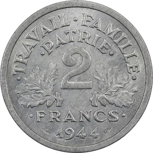 France (Vichy) - 2 Francs - 1944 - Picture 1 of 2