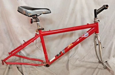 1980s Gary Fisher MTB Bike Frame 15.5" Small Hardtail Rigid Cantilever Steel - Image 1 of 4