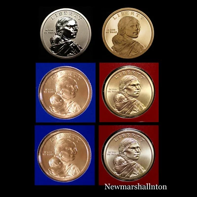 2018 P+D+S+S Native American Sacagawea Reverse Proof PD AB from Mint Proof Set - Image 1 of 4