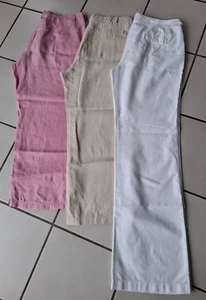 3 Leinenhosen von Brax, S.Oliver und Montego für Damen - Bild 1 von 6
