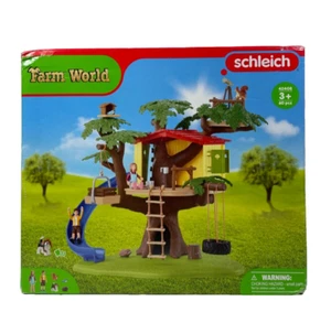 Schleich Farm World Adventure Tree House Playset 28 Pieces - Picture 1 of 13