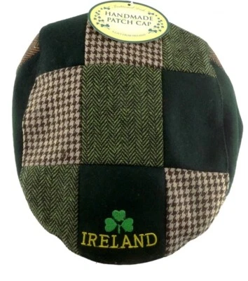 JC Walsh & Sons Irlanda Parche Verde Gorra Oro Irlanda? Gorra plana clásica talla única Foto 1 de 2