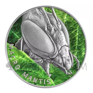 Macro Mantis 5$ 2oz Niue 2022 - Bild 1 von 6