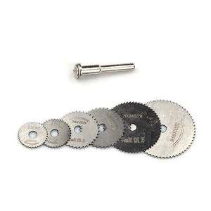 6Pcs Mini HSS Circular Saw Disc Blade Rotary Cutter Plate For Metal Cut Tool Set - Picture 1 of 10