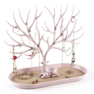 Antlers Jewelry Display Stand,Tree Tower Rack Hanging Organizer for Ring Earring - Picture 1 of 7