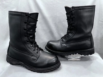 Hombres 10 (ancho) - Botas de cuero de campo de combate aisladas Vibram US Military NS 2-97  Foto 1 de 4