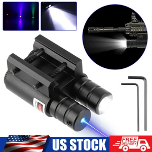 2-in-1 Rechargeable Green/ Blue Laser Sight For Pistol 17 19 34 Taurus G2C G3 US - Picture 1 of 15