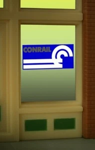 Miller Engineering HO/O Conrail Window Sign, Animated Neon Style MLR9105 - Picture 1 of 1