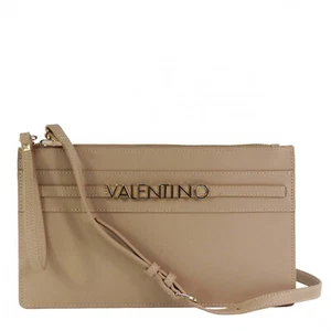 VALENTINO BAGS Mer Hiver Femmes Sac à Bandoulière Pochette Étroit Taupe Neuf - Bild 1 von 4