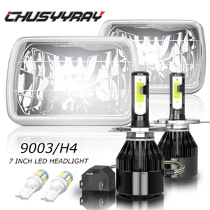 7x6 LED Headlight Hi-Lo Beam Halo DRL For Chevy Express Cargo Van 1500 2500 3500 - Bild 1 von 18