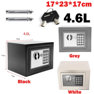 Wall Floor Mounted Security Safe Money Cash Deposit Box Office Home Safety Mini - Picture 1 of 15