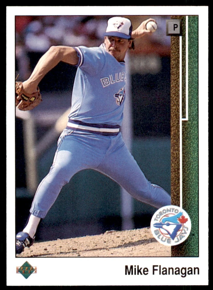 1989 Upper Deck Mike Flanagan Baseball Cards #385 - Image 1 of 2