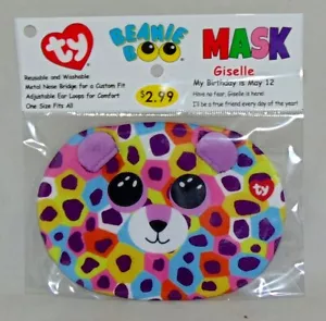 Nuovo! MASCHERA TY Beanie Boo 2020 Giselle il ghepardo taglia unica adatta a tutti 3+ - Foto 1 di 1