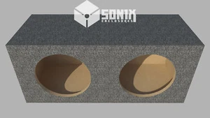 STAGE 1 - DUAL SEALED SUBWOOFER MDF ENCLOSURE FOR SUNDOWN SA15 SUB BOX - Picture 1 of 6