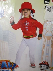 Paw Patrol Marshall Costume Boys 2T Small Halloween Dog Firefighter Suit Hat - Picture 1 of 10