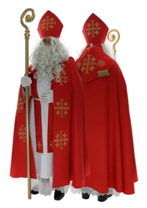 Disfraz de Santa Claus San Nicolás Traje Papá Noel Vestimenta de Navidad SC2 - Imagen 1 de 11