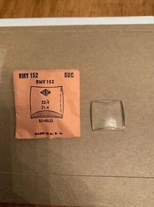 Benrus Uhr Ersatz Kristall Raketenzylinder RMY 152 New Old Stock - Bild 1 von 1