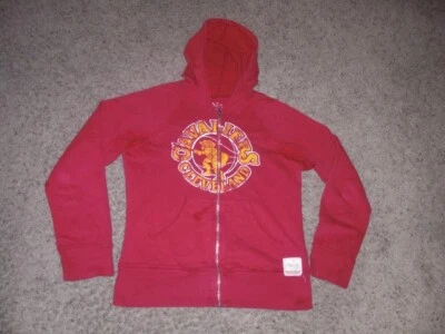 CLEVELAND CAVALIERS Cremallera Completa Algodón Retro Majestuoso Clásico Hecho en EE. UU. Sudadera con Capucha Yth L Foto 1 de 4