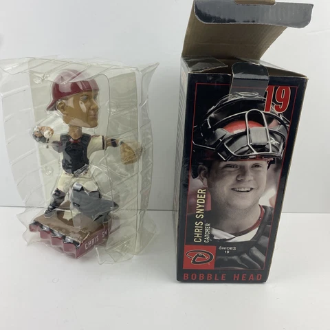 2009 Chris Snyder SGA Bobblehead Arizona Diamondbacks #19 New In Box Cover