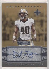 2016 Panini Donruss Signature Series Delvin Breaux #91 Rookie Auto RC