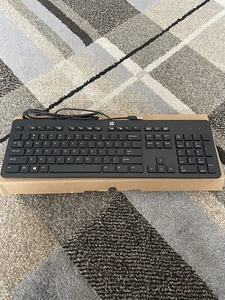 HP USB Slim KB Win 8 US (803181001) Wired Keyboard, Model Number KBAR211 - Picture 1 of 4
