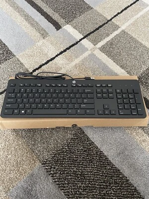 HP USB Slim KB Win 8 US (803181001) Wired Keyboard, Model Number KBAR211 - Image 1 of 4