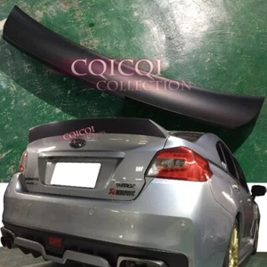 Painted Gloss Black ducktail trunk spoiler for 2015~2021 Subaru WRX sedan STi ◎ - Foto 1 di 3