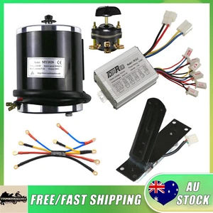 500W 24V Brushed Motor Controller Kit For Electric Bike Scooter ATV Quad Go Kart - Bild 1 von 24