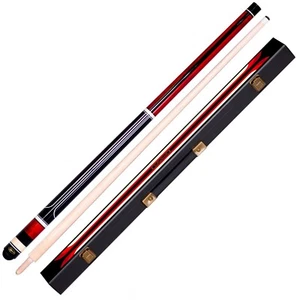 Laperti N-4 Billiard Carom 3-Cushion Cue, No Wrap, WJ, 12 mm cue tip, Hard Case - Picture 1 of 5