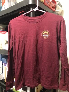 Vans Jungen Langarmshirt weinrot Größe XL - Bild 1 von 3